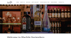 Desktop Screenshot of blacktiebartenders.net